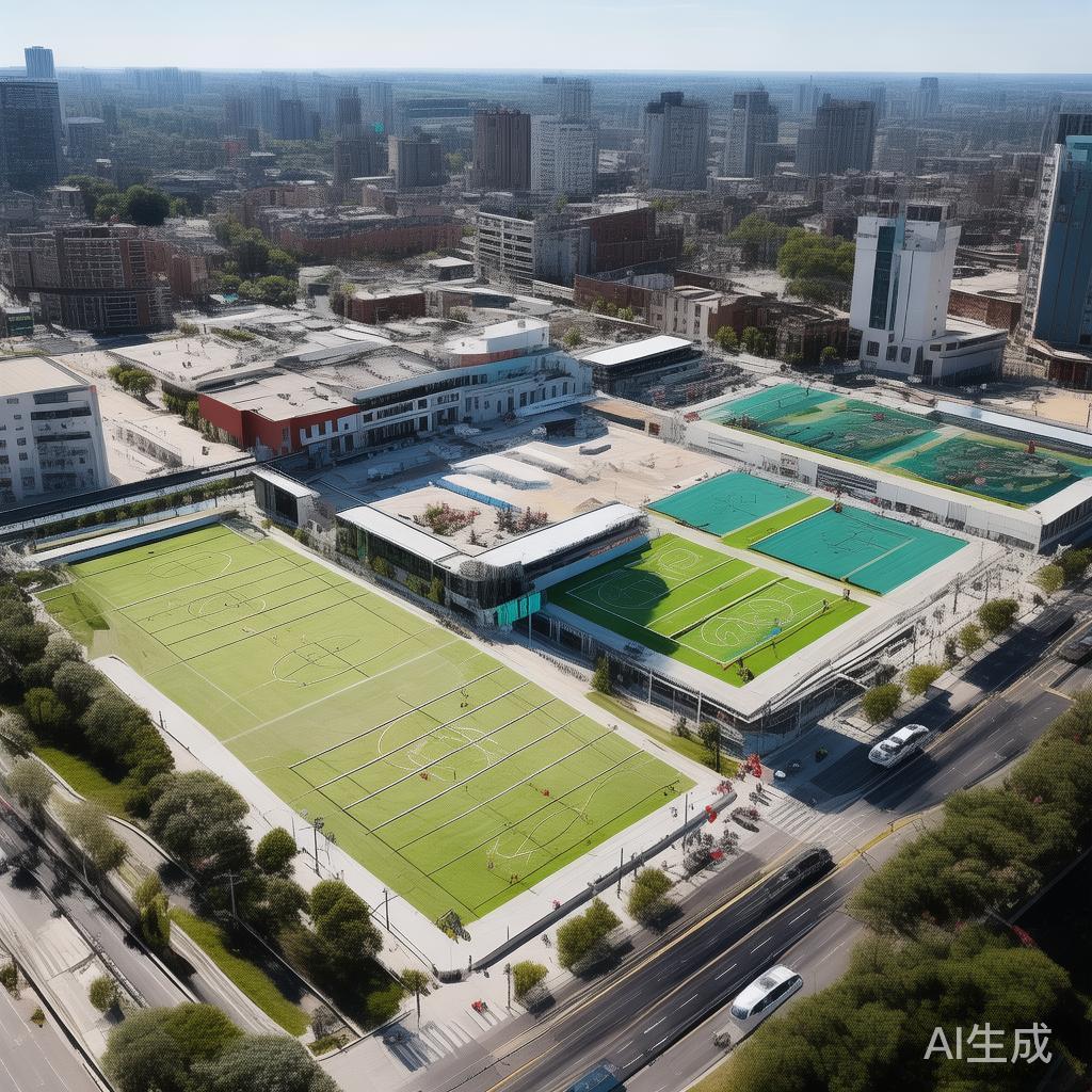 海德体育中心位于城市的核心区域，具体地址为XX市X